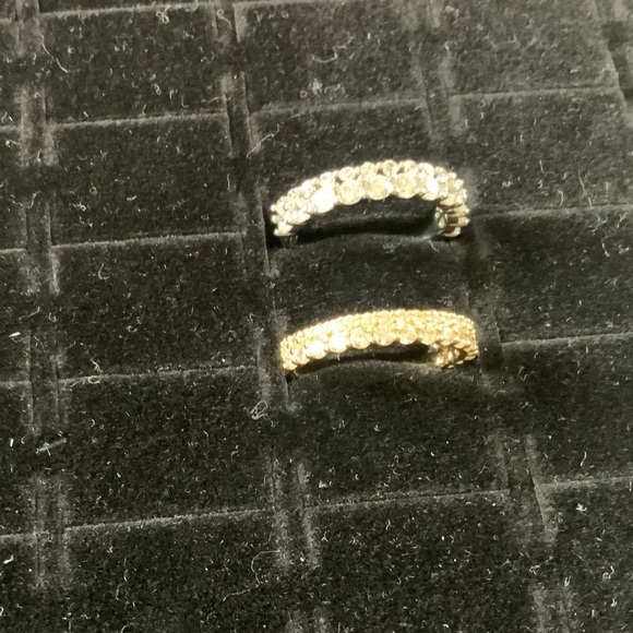 NORDSTROM RACK Two-Tone Pavé CZ Ring Set - Picture 5 of 12